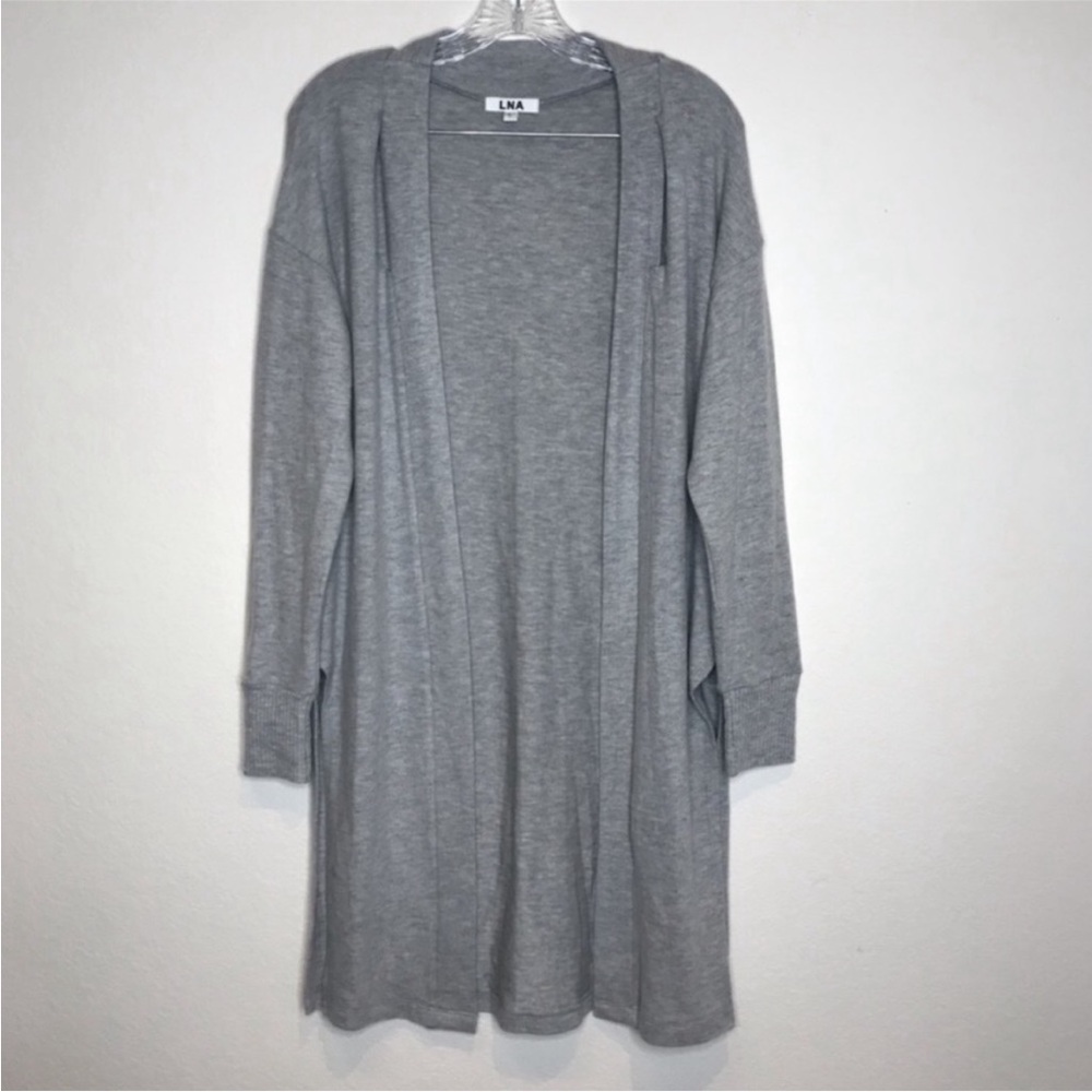 LNA Brushed Fischer Cardigan - Picture 4 of 14